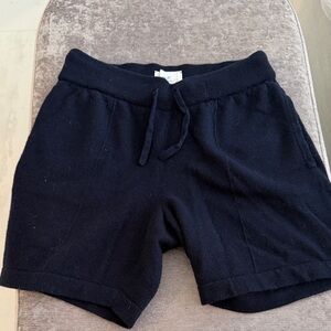 Mr Porter Cashmere Nevy Blue Shorts Size XS
